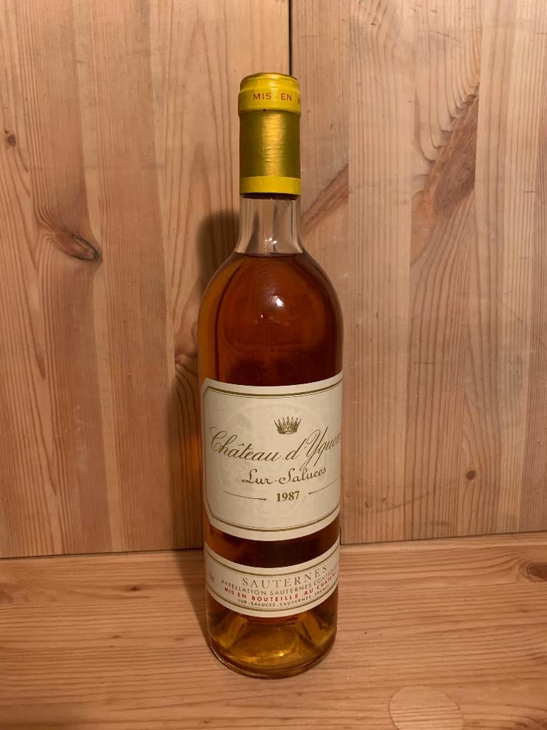 !!!! YQUEM 1987, RESTE 2 Bouteilles !!!, Verzamelen, Wijnen, Ophalen, Frankrijk, Nieuw, Witte wijn