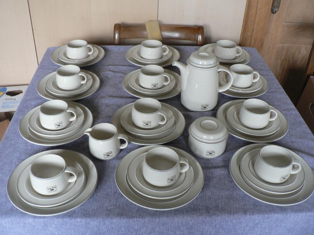 retro servies FRANCO POZZI "GRESLINE" Vintage Ca 1960, Verzamelen, Ophalen, Huis en Inrichting