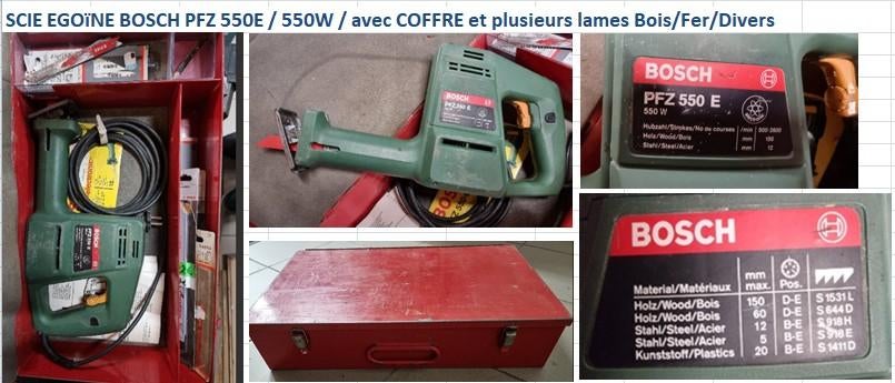 Scie égoïne BOSCH, Bricolage & Construction, Enlèvement