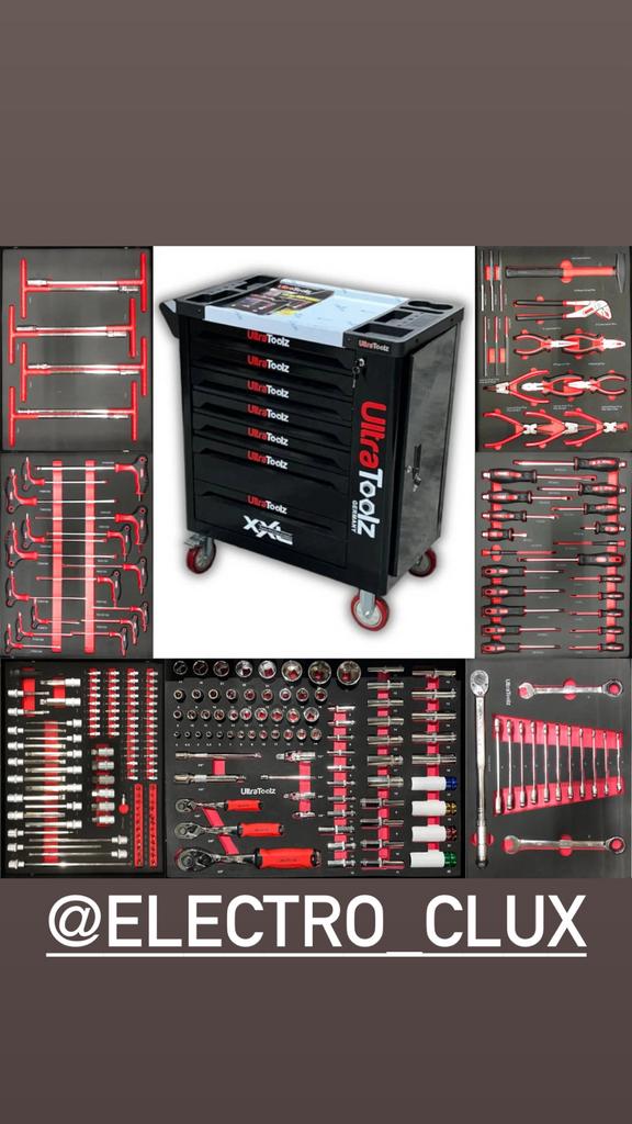 Gevulde Gereedschapwagen 7Ladens gevuld 975x760x420cm, Bricolage & Construction, Boîtes à outils, Neuf, Remplie, Enlèvement