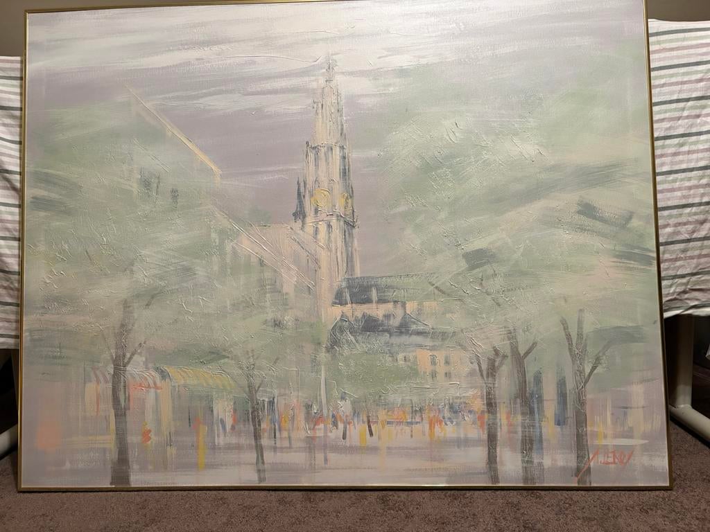 Schilderij op doek 128x100cm, Ophalen