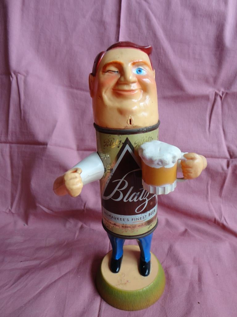 bier reklame figuren BLATZ, Ophalen of Verzenden, Gebruikt