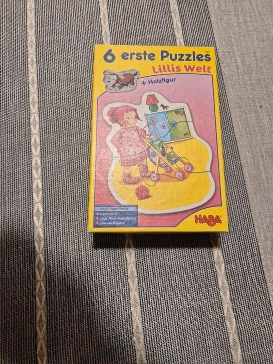 HABA Lillis wereld, 6 verschillende puzzels., Enlèvement ou Envoi, Comme neuf