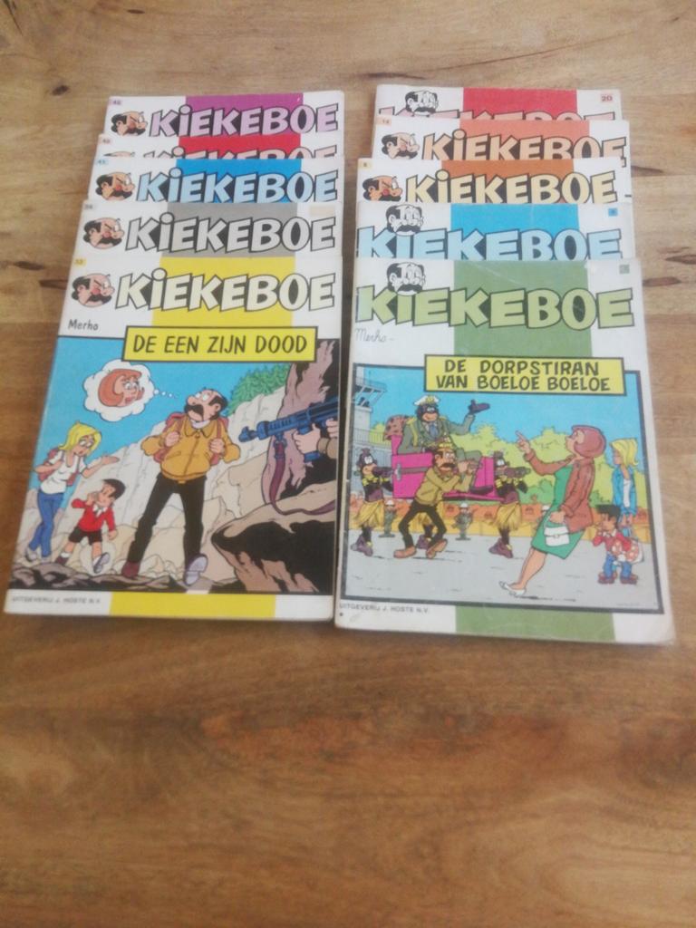 Lot oude strips Kiekeboe, Ophalen of Verzenden, Zo goed als nieuw