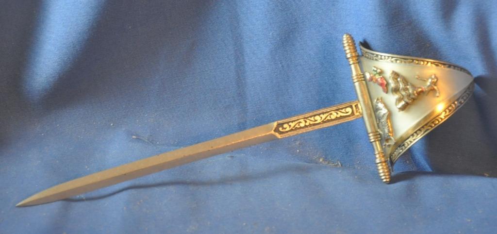 ouvre lettre décoration espagnol, Antiquités & Art, Enlèvement ou Envoi