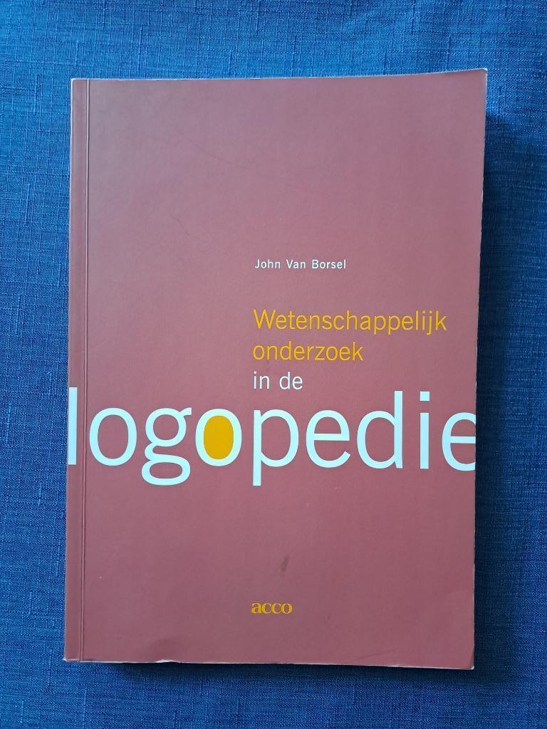 wetenschappelijk onderzoek in de logopedie, Boeken, Ophalen of Verzenden, Gelezen, Hoger Onderwijs