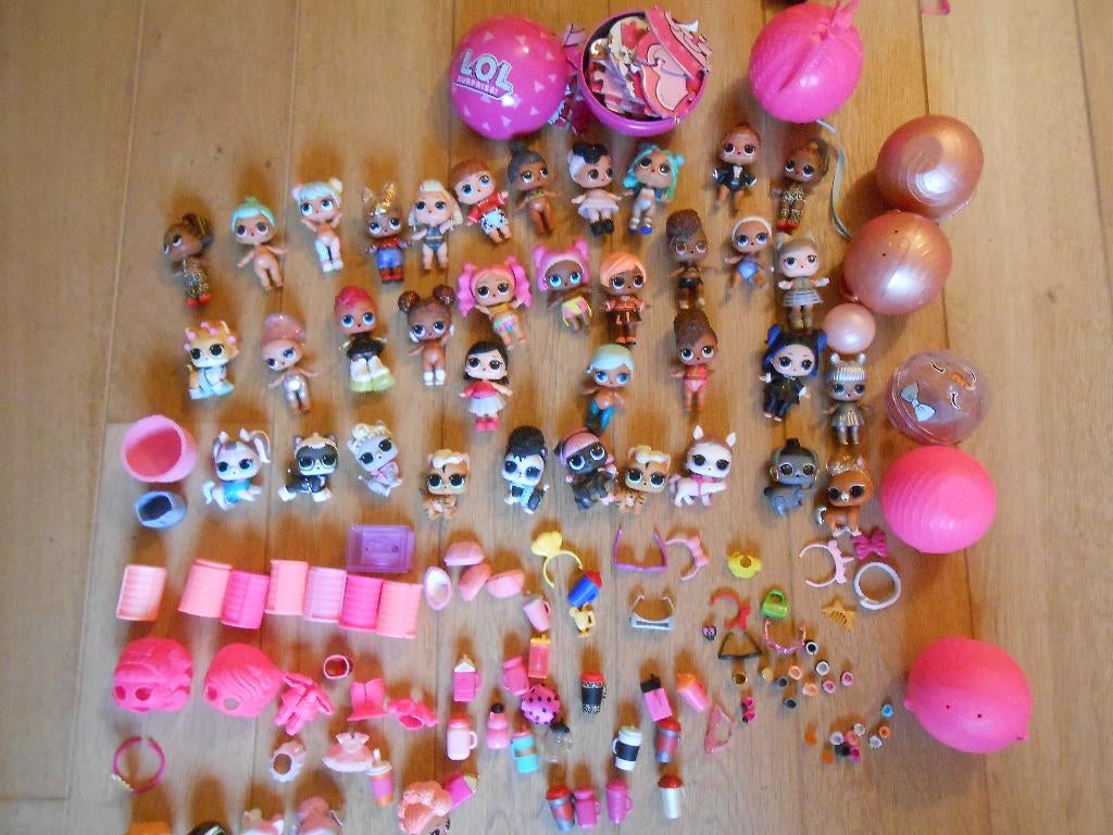 LOL Lot de 36 poupées animaux 1 puzzle accessoires MGA 2018, Enlèvement, Comme neuf, Baby Pop