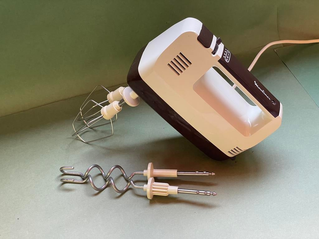 Batteur à main Moulinex avec accessoires, Enlèvement ou Envoi, Utilisé