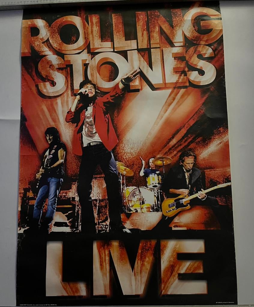ROLLING STONES POSTER, Verzamelen, Posters, Ophalen, Zo goed als nieuw