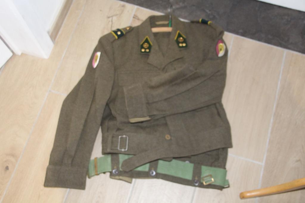 ABL Battle Dress complet Lieutenant Regt Cyclistes (1958), Collections, Objets militaires | Général, Armée de terre, Envoi