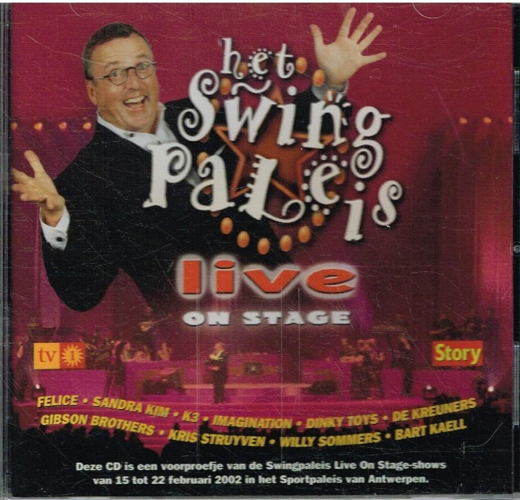 cd    /     Het Swingpaleis Live On Stage, Cd's en Dvd's, Ophalen of Verzenden