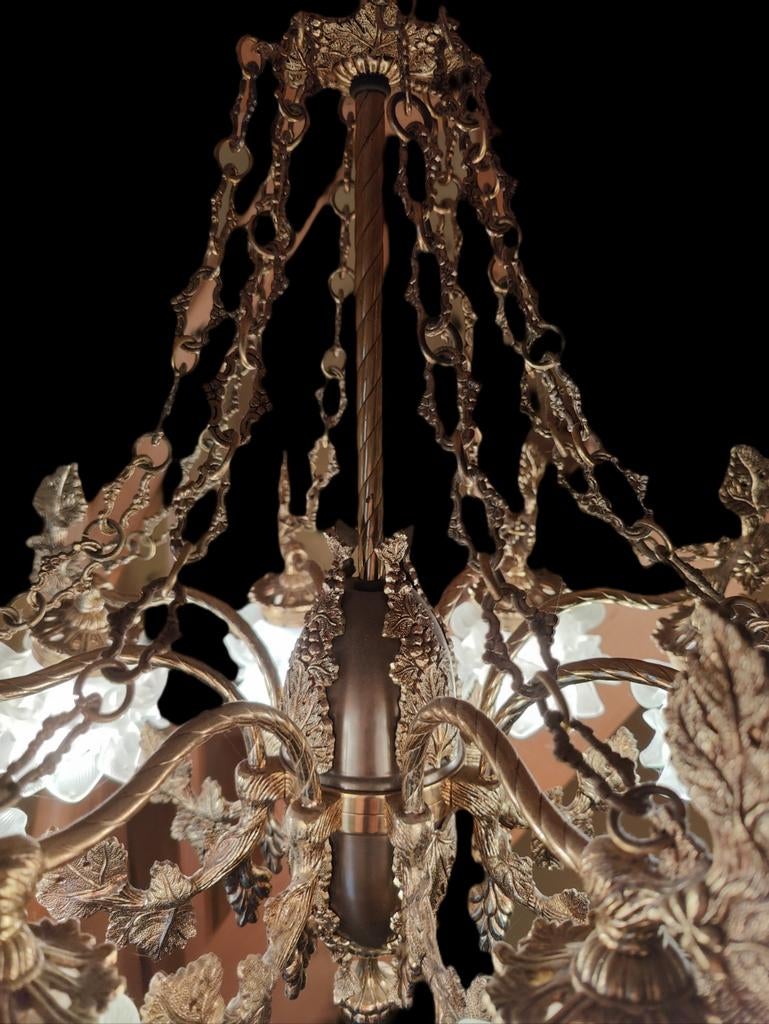 Bronzen luster, Antiek en Kunst, Antiek | Verlichting, Ophalen