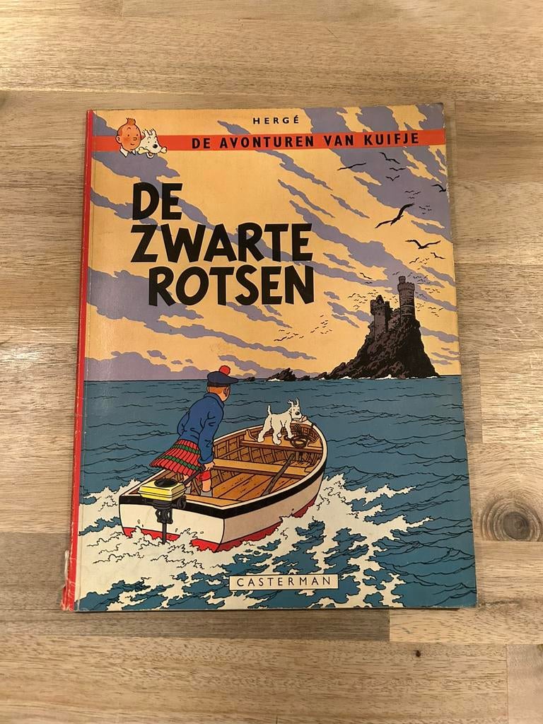 Kuifje - De zwarte rotsen, Boeken, Eén stripboek, Ophalen, Gelezen