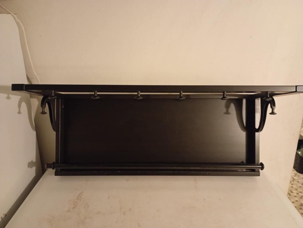 Hemnes kapstok Ikea zwart, Overige materialen, Gebruikt, Minder dan 100 cm, Ophalen