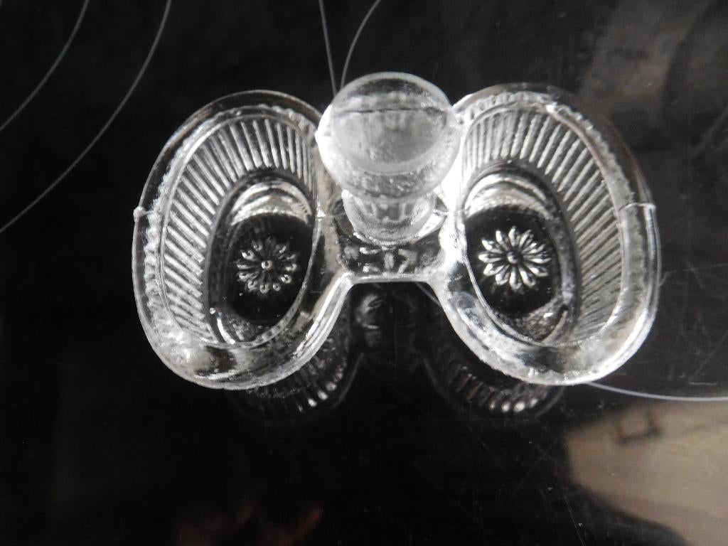 Serviteur de table sel et poivre en verre, Enlèvement ou Envoi, Comme neuf, Verre