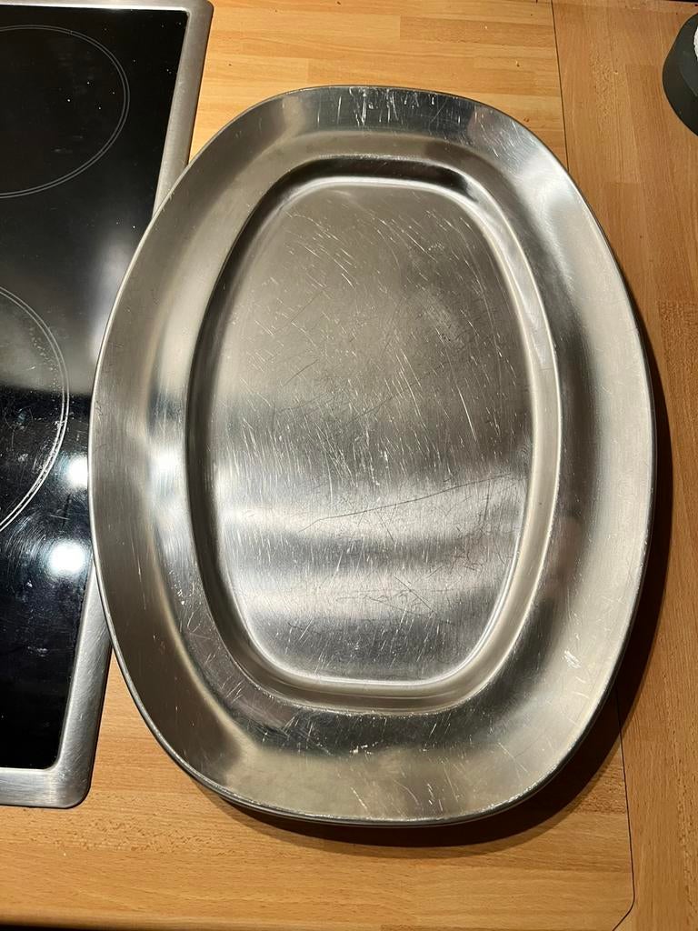 Schaal/schotel inox, Ophalen