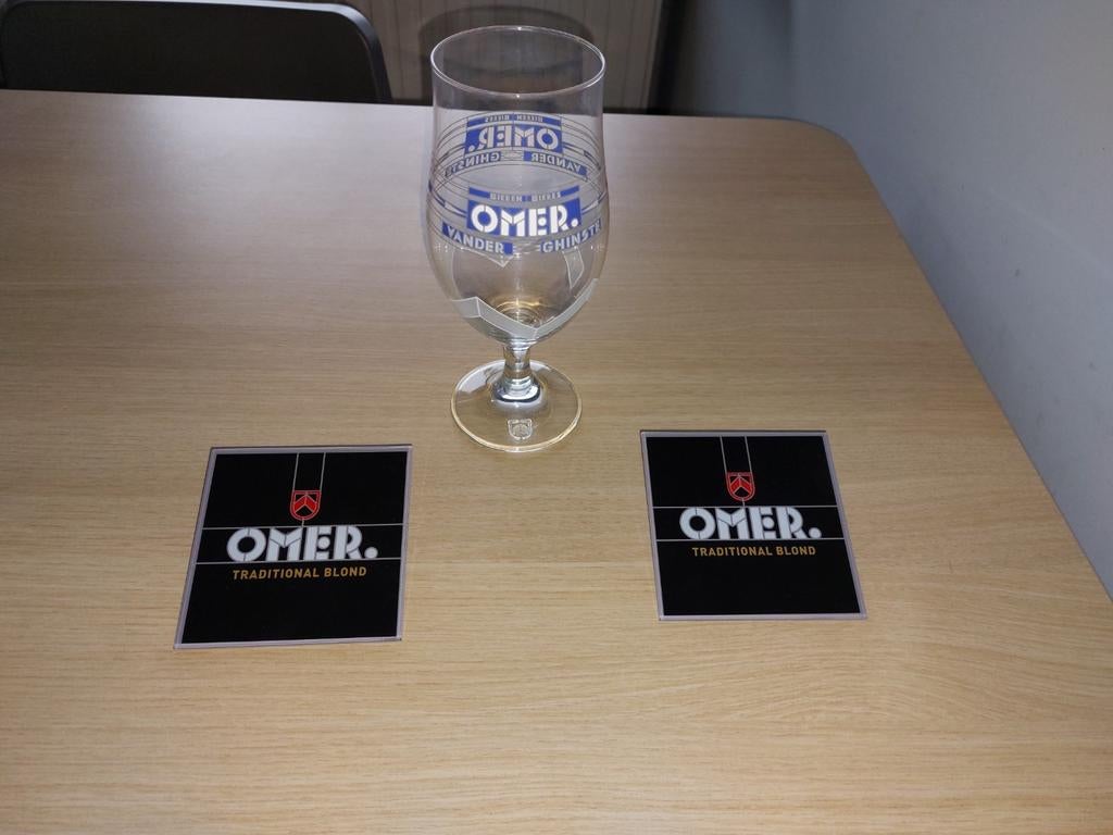 Collectez des sous-verres en verre +Omer, Collections, Enlèvement ou Envoi, Comme neuf, Verre ou Verres, Autres marques