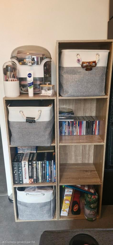 Colonne de rangement, Maison & Meubles, Armoires | Bibliothèques, Teck, 25 à 50 cm, Comme neuf, Enlèvement