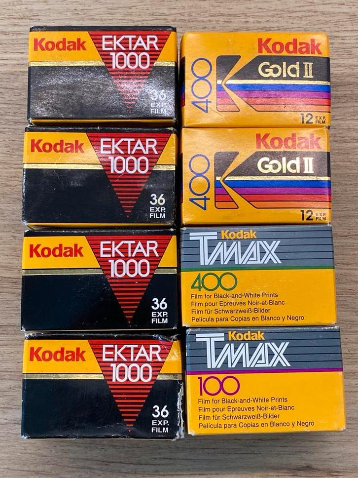 Kodak Ektar 1000, Gold ll 400, Tmax 400, Tmax100, Enlèvement ou Envoi