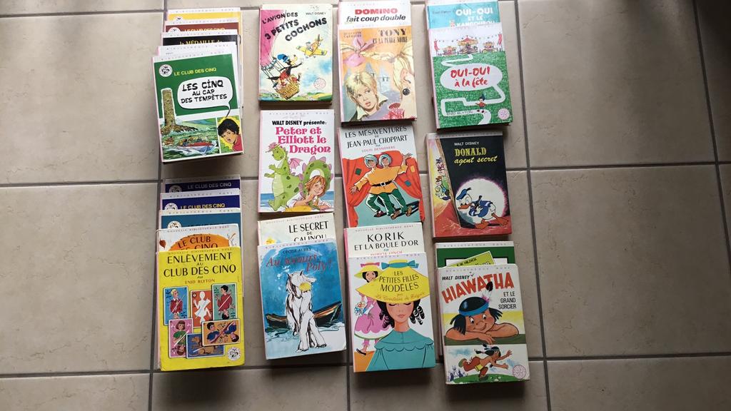 24 livres Bibliothèque Rose, Livres, Enlèvement, Utilisé