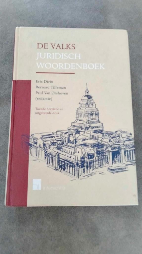 boek De Valks Juridisch woordenboek, Boeken, Ophalen of Verzenden, Gelezen, Hoger Onderwijs, Eric Dirix