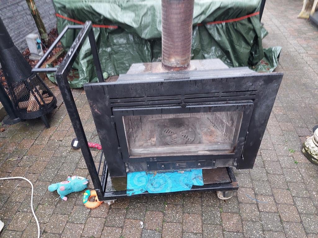 Inbouw cassette hout, Huis en Inrichting, Kachels, Ophalen, Hout, Inbouw