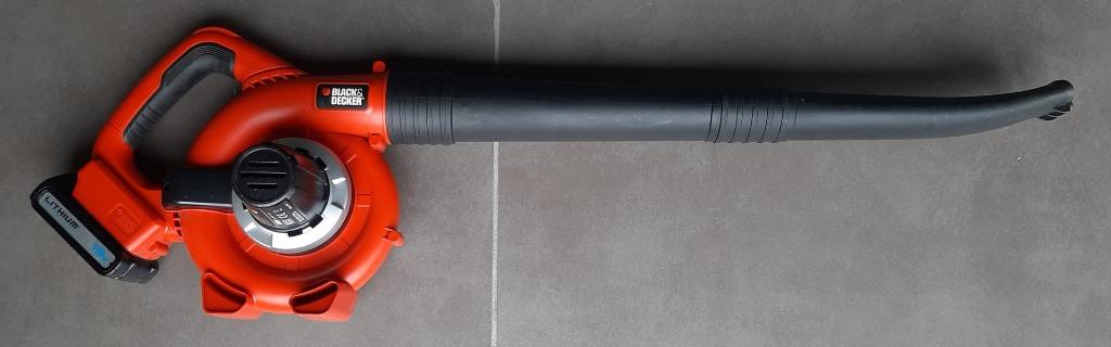 Bladblazer Black & Decker GWC1800L - 18V Li-Ion, Ophalen, Zo goed als nieuw, Black&decker, Accu