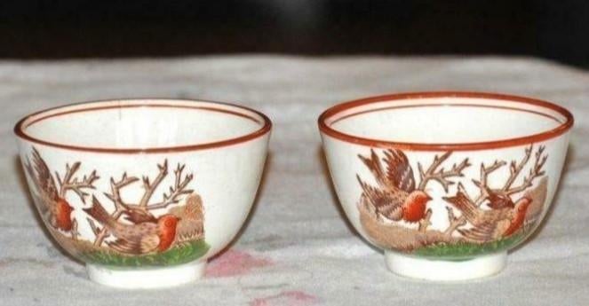 2 pochons aux oiseaux pétrus regout maastricht, Antiquités & Art, Enlèvement ou Envoi