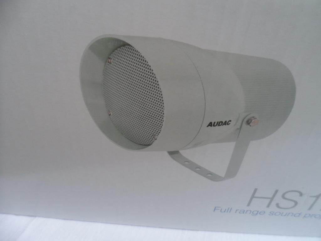 4x outdoor hoorn luidsprekers Audac HS121, Audio, Tv en Foto, Luidsprekerboxen, Overige merken, Nieuw, Ophalen of Verzenden, Minder dan 60 watt