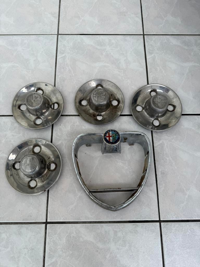 Pièces chromées Alfa Romeo vintage, Utilisé, Alfa Romeo, Avant, Enlèvement ou Envoi