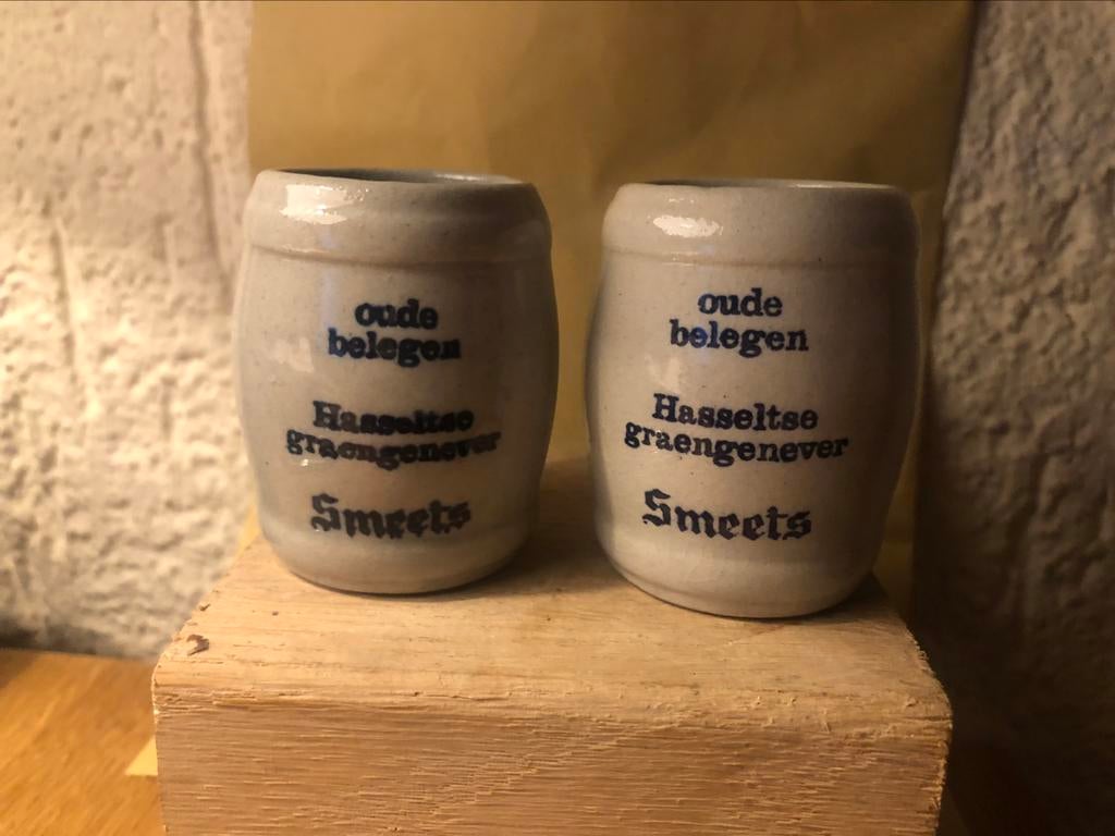 SMEETS oude belegen graanjenever Hasselt verschillend, Verzenden, Gebruikt, Overige typen