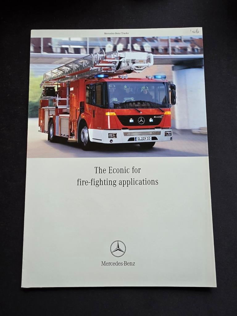Brochure sur les sapeurs-pompiers Mercedes-Benz, Enlèvement ou Envoi, Mercedes