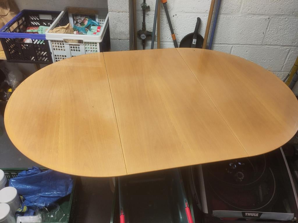 Tafel, Huis en Inrichting, Tafels | Eettafels, Ophalen, Gebruikt, 50 tot 100 cm, Rond