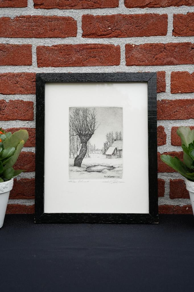 Ets - Emiel De Cooman - getekend en genummerd, Enlèvement