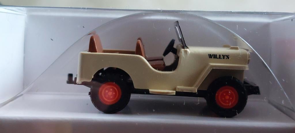 H0LK 2011 WILLY'S JEEP C7-3A 1/87, Hobby & Loisirs créatifs, Enlèvement ou Envoi, Neuf, Voiture, Wiking