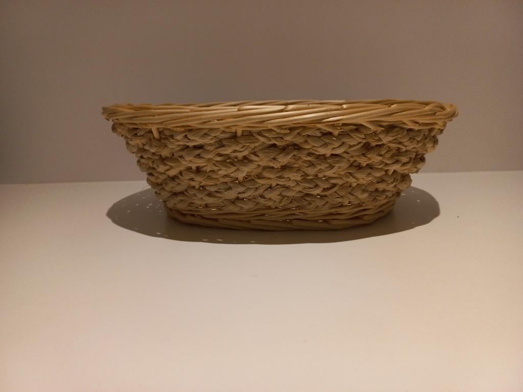 rieten (brood)mand, Ophalen of Verzenden, Gebruikt, Mand