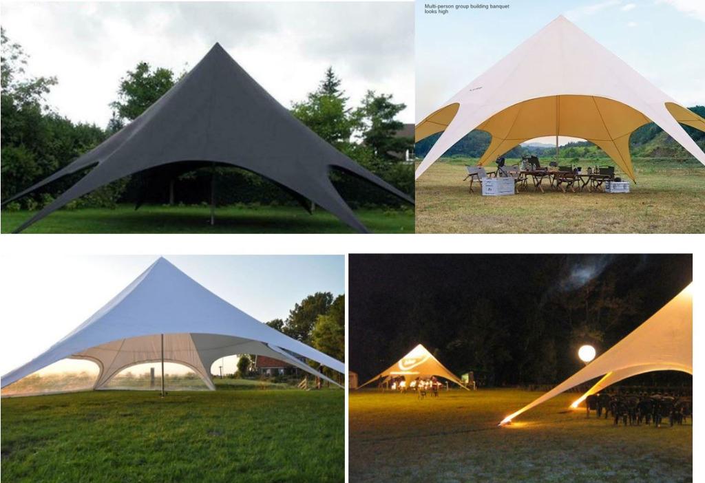 Voordeel! Campershelter 14x14m Starshade Stertent 2024 RGB, Ophalen of Verzenden, Nieuw