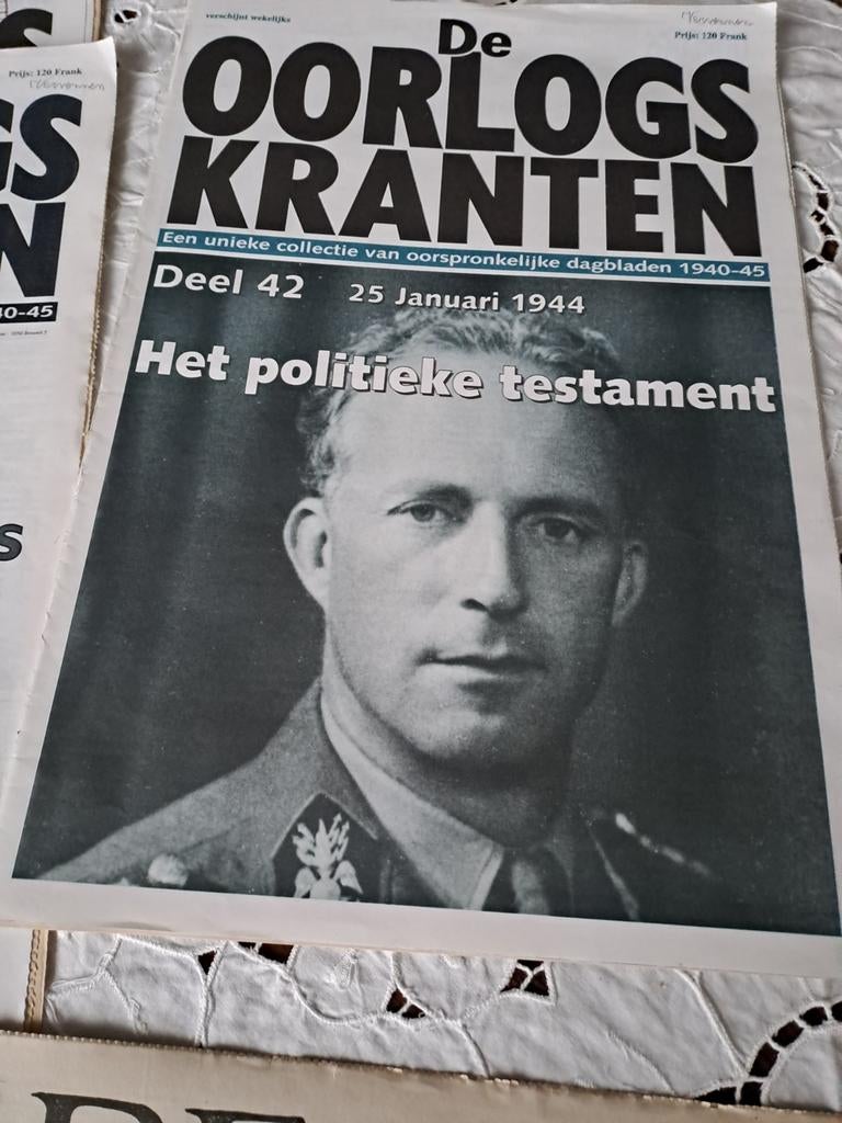 Oorlogskranten., Ophalen of Verzenden, 1940 tot 1960, Krant