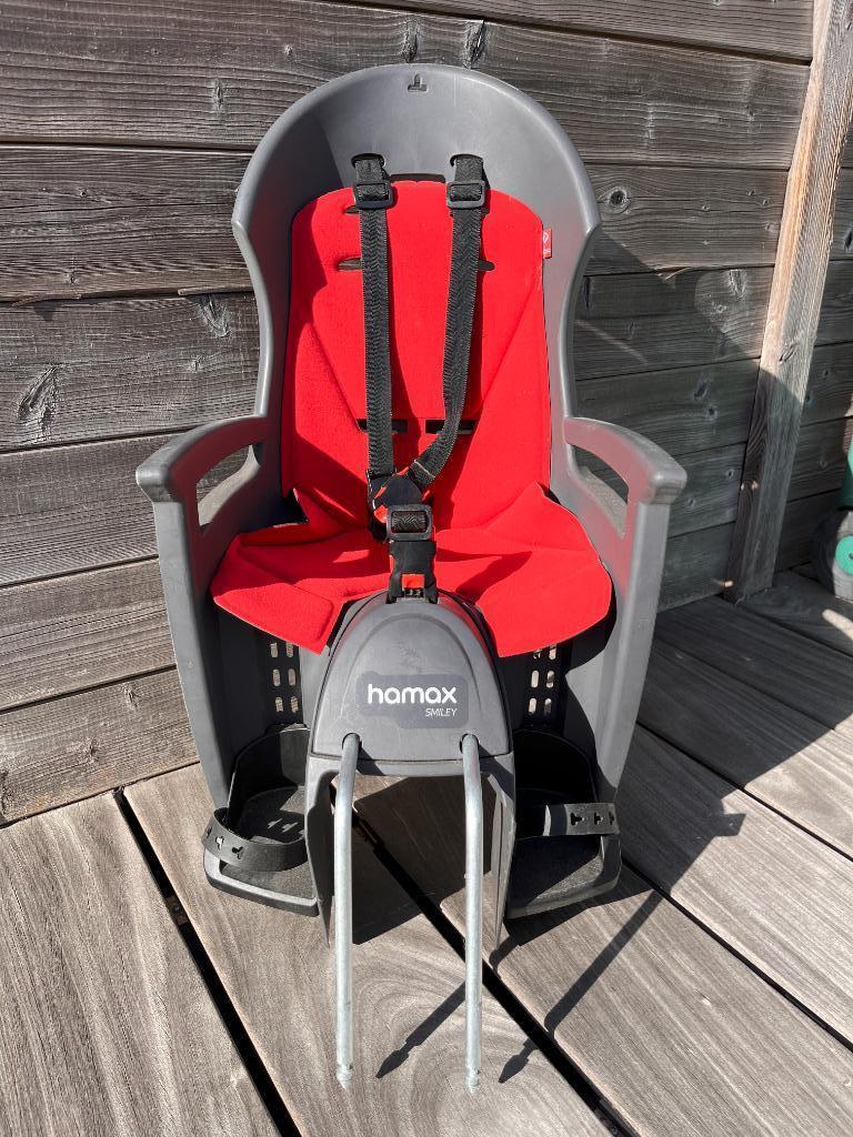 Hamax Smiley fietsstoeltje, Ophalen, Zo goed als nieuw, Achterzitje