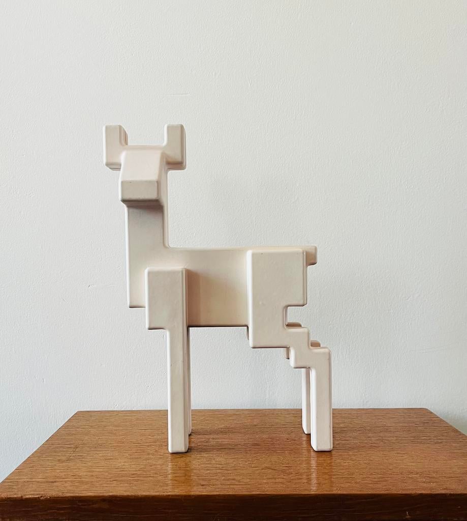 Monika Mulder, cerf en métal 24 cm, design pour IKEA, Antiquités & Art, Enlèvement ou Envoi