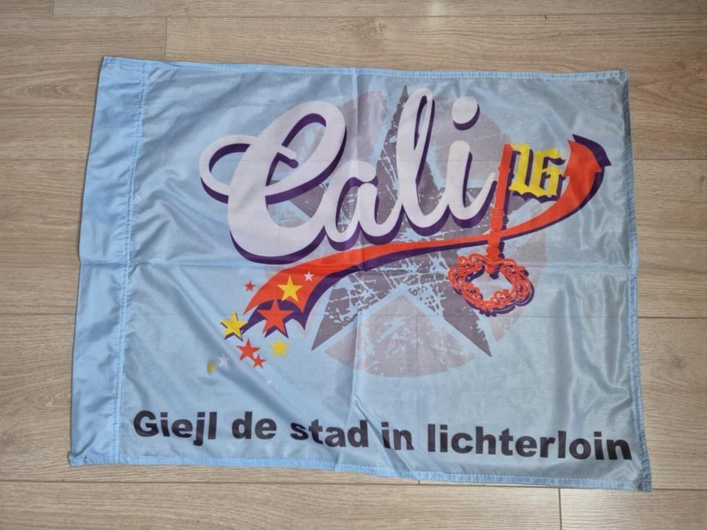 Carnaval Aalst vlag kandidaat prins Cali 2016, Enlèvement ou Envoi