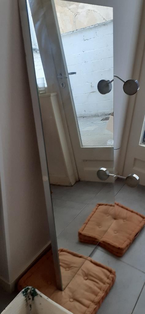 miroir sdb avec spots, Maison & Meubles, Moins de 100 cm, 100 à 150 cm, Utilisé, Autres types