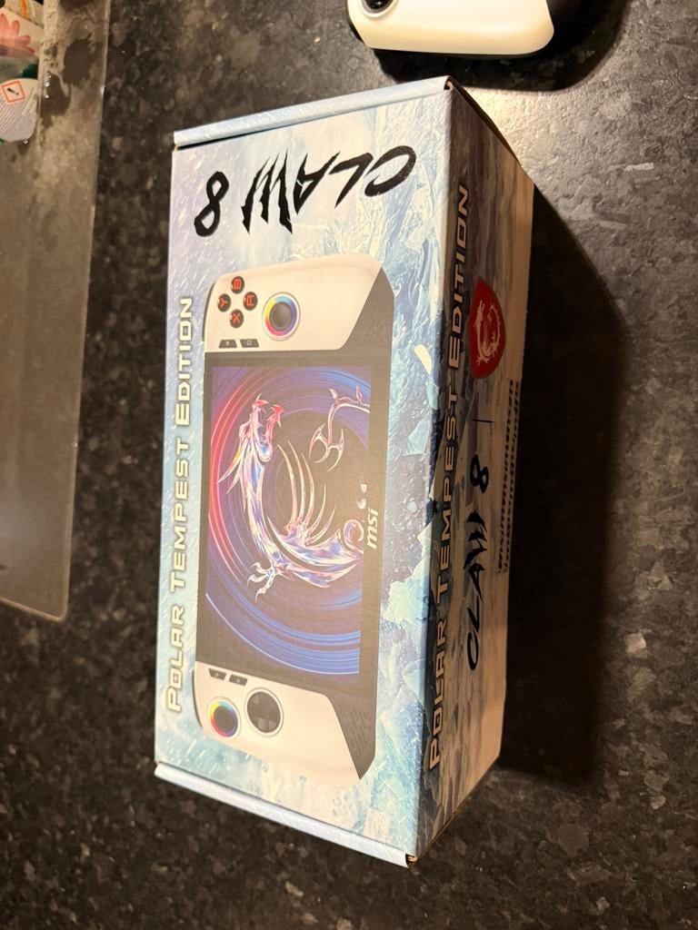 MSI Claw 8 AI+ édition polaire, Consoles de jeu & Jeux vidéo, Consoles de jeu | Autre, Enlèvement, Comme neuf