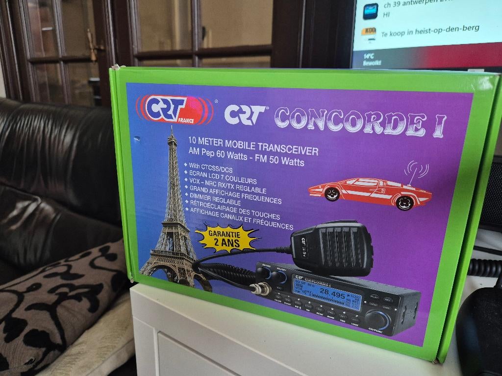 Crt concorde 1, Télécoms, Émetteurs & Récepteurs, Enlèvement ou Envoi, Neuf, Émetteur et Récepteur