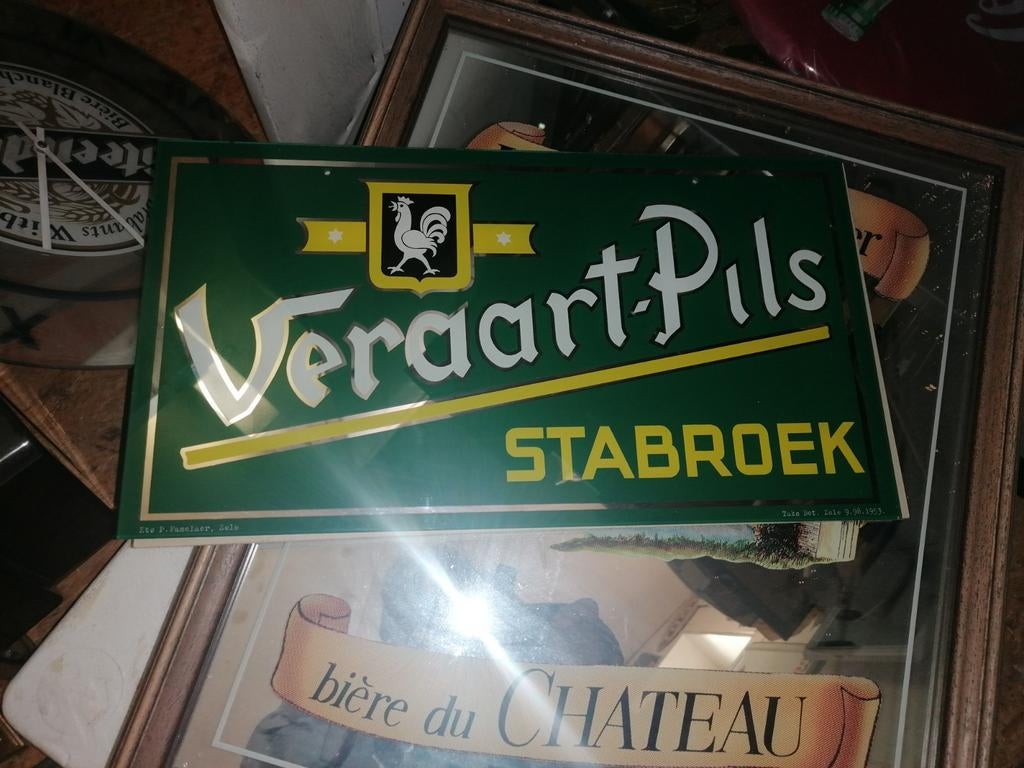 Stabroek spiegel veraart pils, Ophalen of Verzenden