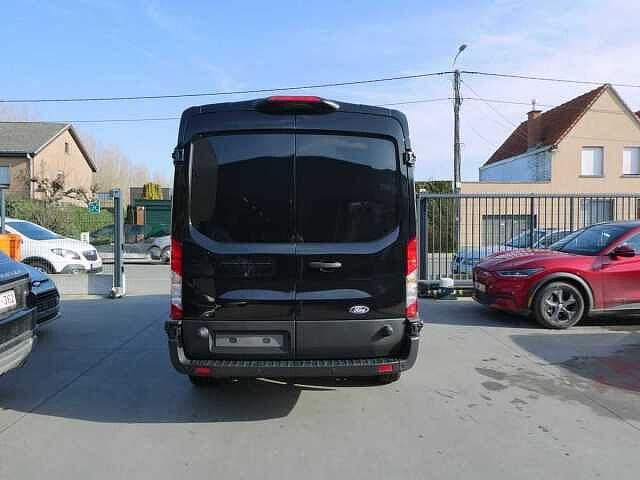 Ford Transit 2T 350L L3H2 2.0 TDCi 130pk Automaat 3pl Trend, 1995 cc, Euro 6, 128 pk, Zwart