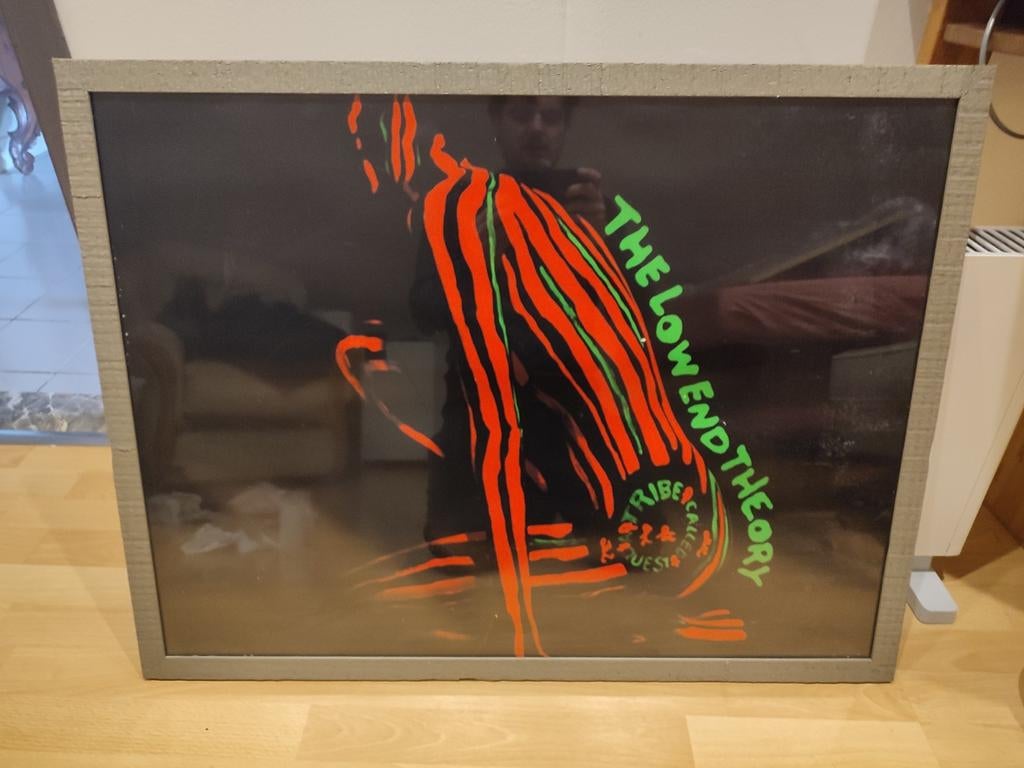 Mooie kader 70 x 50 ( a tribe called Quest), Antiek en Kunst, Kunst | Schilderijen | Abstract, Ophalen