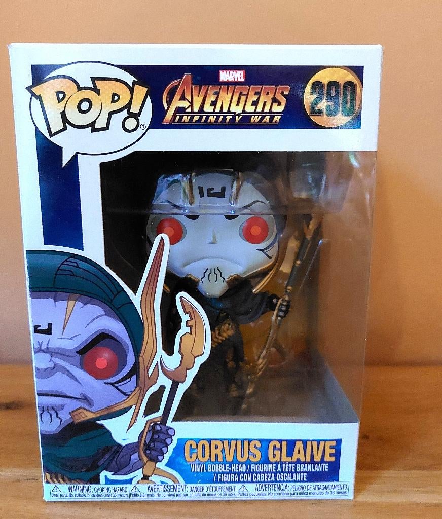 Pop - Avengers - Corvus Glaive #290 (boite d'origine) neuf!, Enlèvement, Neuf, Fantasy