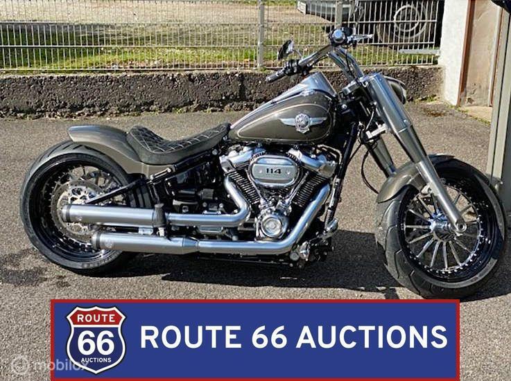 Harley-Davidson Fat Boy 114 | 2018 | Route 66 Auctions, Auto's, Overige Auto's, Gebruikt, Zwart, Bedrijf, Handgeschakeld