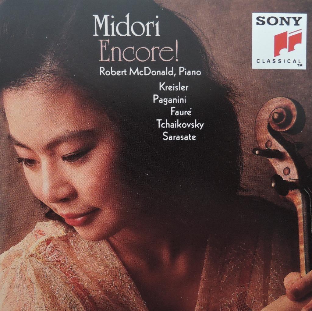 Midori / Encore! - SONY - 1992 - DDD € 5,00, Enlèvement ou Envoi, Comme neuf, Musique de chambre